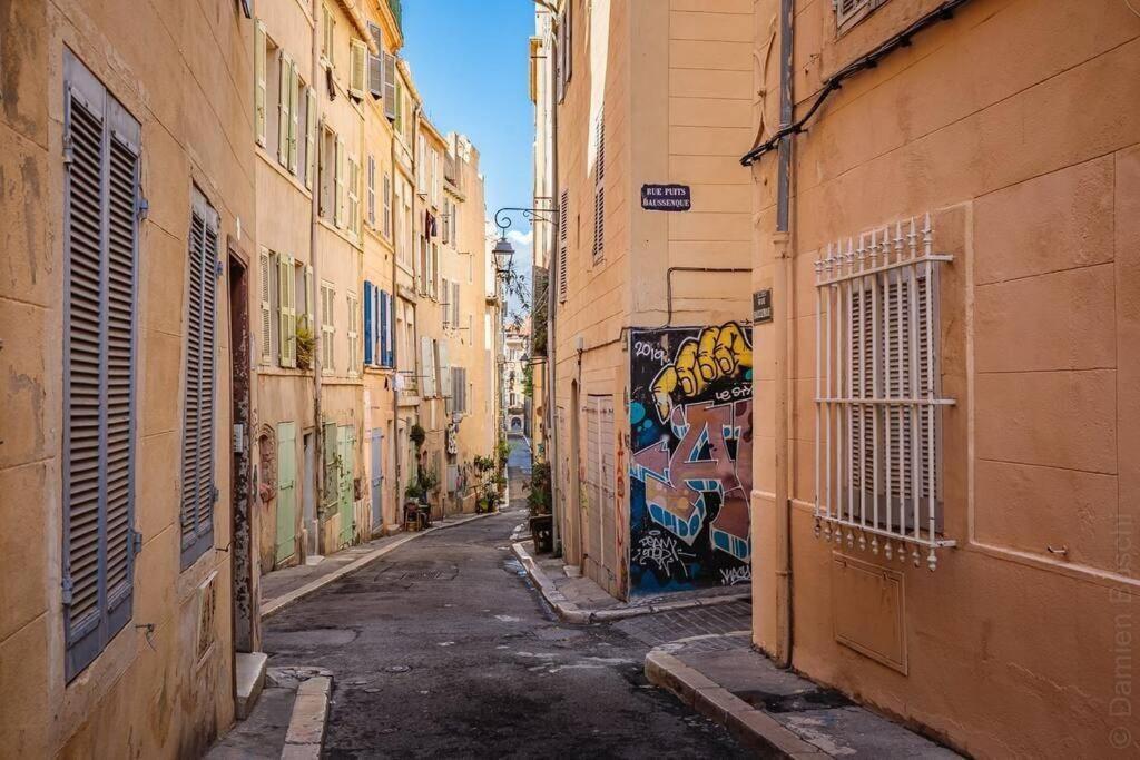 Appartement 5*, Climatisé, avec Terrasse au quartier Le Panier Marseille Extérieur photo