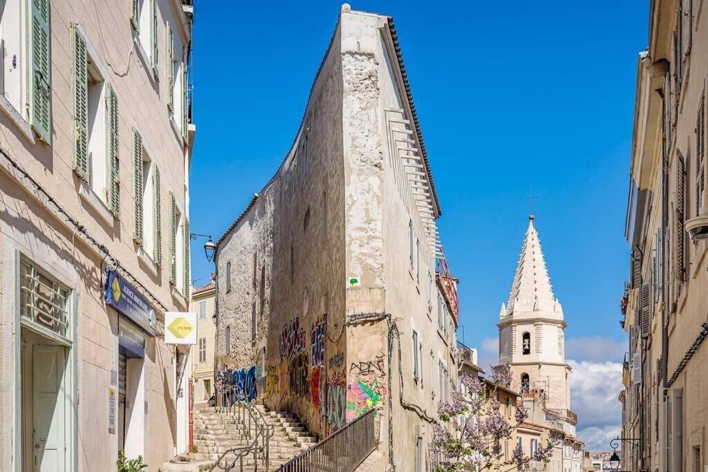 Appartement 5*, Climatisé, avec Terrasse au quartier Le Panier Marseille Extérieur photo